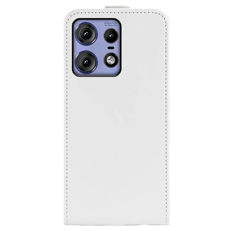 For Motorola Edge 50 Pro 5G Case Vertical Flip Down PU Leather Phone Cover