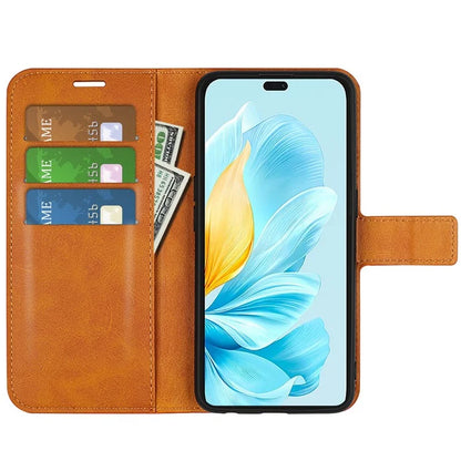 For Honor 200 Lite Case Wallet Card Slots Calf Texture Leather Phone Cover