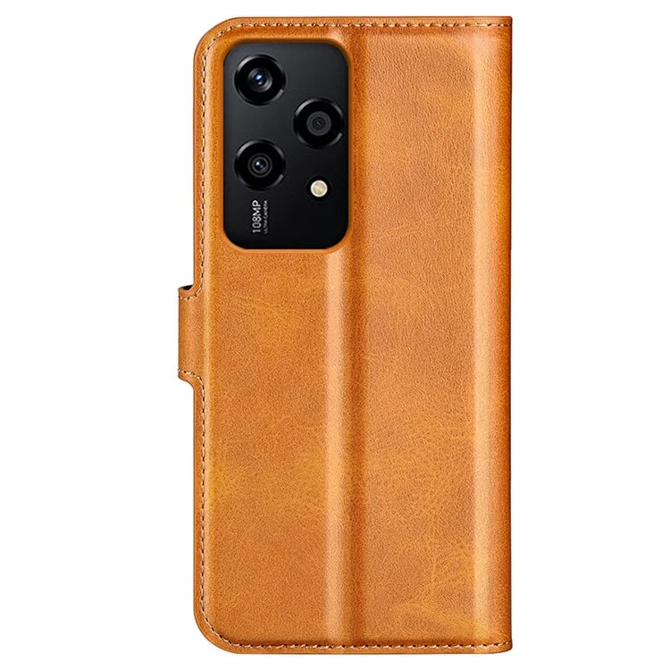 For Honor 200 Lite Case Wallet Card Slots Calf Texture Leather Phone Cover