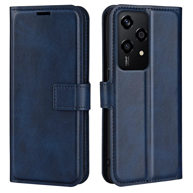 For Honor 200 Lite Case Wallet Card Slots Calf Texture Leather Phone Cover