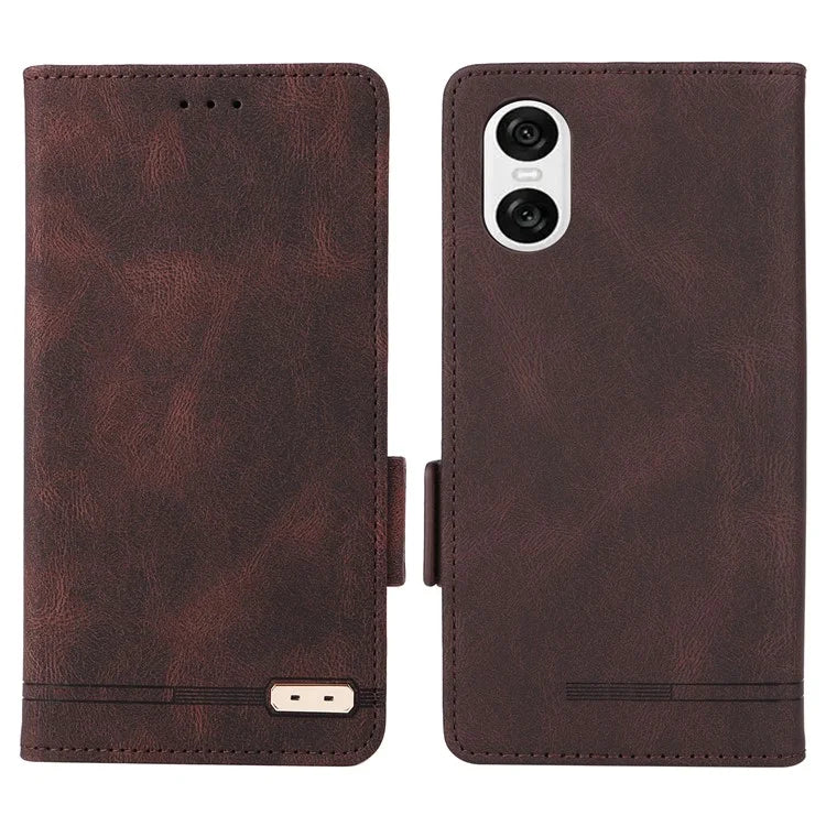 For Sony Xperia 10 VI Case Wallet Folding Stand PU Leather Folio Flip Phone Cover