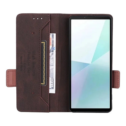 For Sony Xperia 10 VI Case Wallet Folding Stand PU Leather Folio Flip Phone Cover