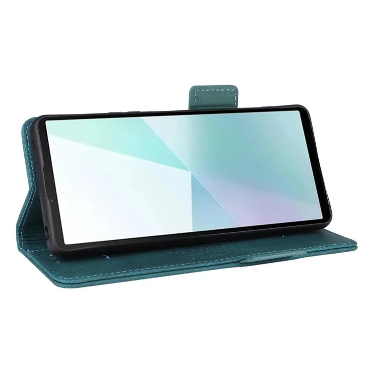 For Sony Xperia 10 VI Case Wallet Folding Stand PU Leather Folio Flip Phone Cover