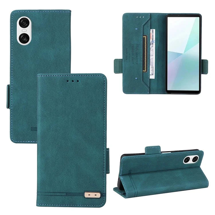 For Sony Xperia 10 VI Case Wallet Folding Stand PU Leather Folio Flip Phone Cover