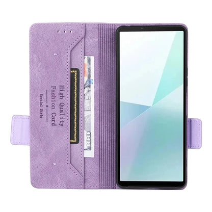 For Sony Xperia 10 VI Case Wallet Folding Stand PU Leather Folio Flip Phone Cover
