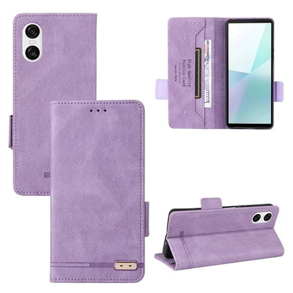 For Sony Xperia 10 VI Case Wallet Folding Stand PU Leather Folio Flip Phone Cover