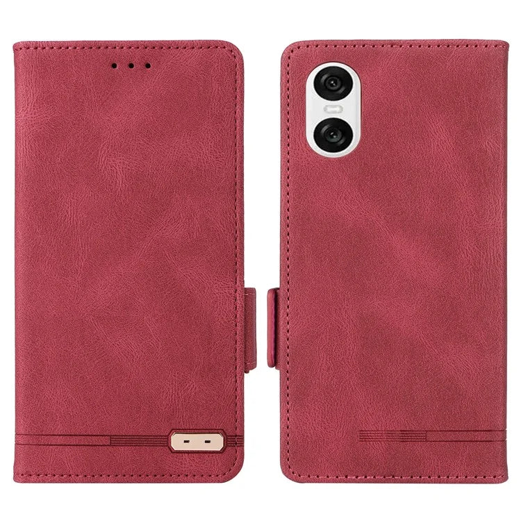 For Sony Xperia 10 VI Case Wallet Folding Stand PU Leather Folio Flip Phone Cover