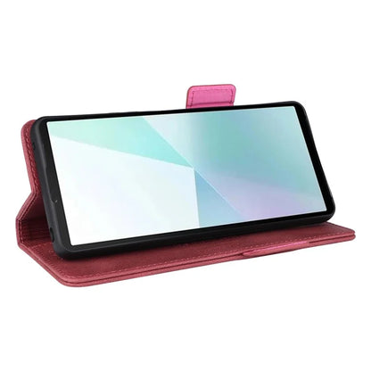 For Sony Xperia 10 VI Case Wallet Folding Stand PU Leather Folio Flip Phone Cover