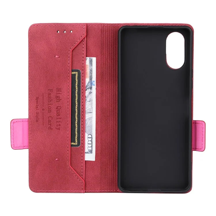 For Sony Xperia 10 VI Case Wallet Folding Stand PU Leather Folio Flip Phone Cover