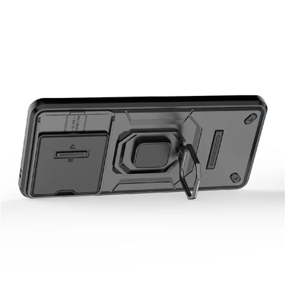 For vivo iQOO Z9 Turbo 5G Phone Cases Wholesale PC+TPU Kickstand Phone Cover with Lens Lid