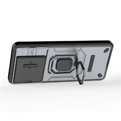 For vivo iQOO Z9 Turbo 5G Phone Cases Wholesale PC+TPU Kickstand Phone Cover with Lens Lid