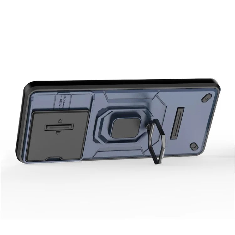 For vivo iQOO Z9 Turbo 5G Phone Cases Wholesale PC+TPU Kickstand Phone Cover with Lens Lid