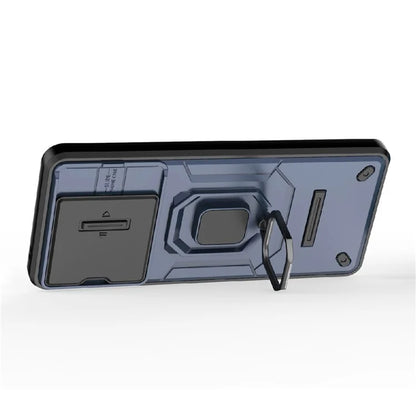 For vivo iQOO Z9 Turbo 5G Phone Cases Wholesale PC+TPU Kickstand Phone Cover with Lens Lid