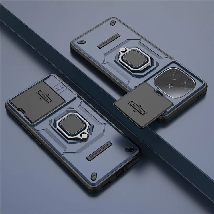 For vivo iQOO Z9 Turbo 5G Phone Cases Wholesale PC+TPU Kickstand Phone Cover with Lens Lid