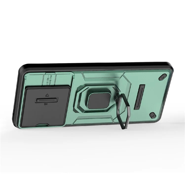 For vivo iQOO Z9 Turbo 5G Phone Cases Wholesale PC+TPU Kickstand Phone Cover with Lens Lid