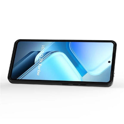 For vivo iQOO Z9 Turbo 5G Phone Cases Wholesale PC+TPU Kickstand Phone Cover with Lens Lid