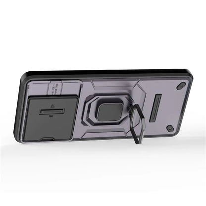 For vivo iQOO Z9 Turbo 5G Phone Cases Wholesale PC+TPU Kickstand Phone Cover with Lens Lid