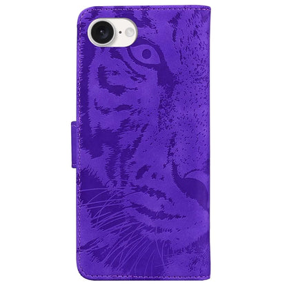 For iPhone SE (2024) Case Wallet Style Tiger Pattern PU Leather Phone Cover