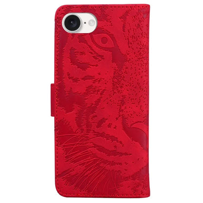 For iPhone SE (2024) Case Wallet Style Tiger Pattern PU Leather Phone Cover