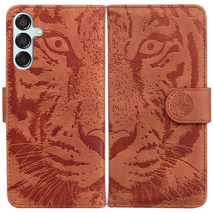 For Samsung Galaxy M15 5G / F15 5G Wallet Case Tiger Pattern Leather Phone Cover