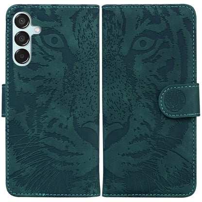 For Samsung Galaxy M15 5G / F15 5G Wallet Case Tiger Pattern Leather Phone Cover