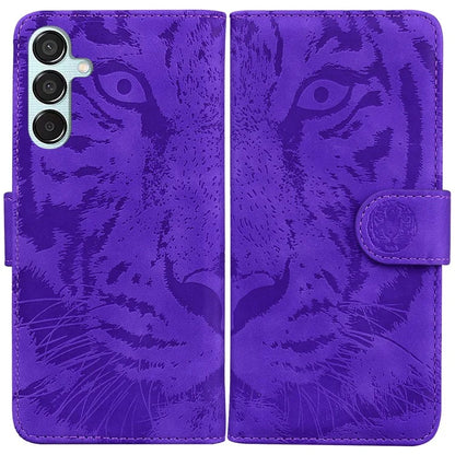 For Samsung Galaxy M15 5G / F15 5G Wallet Case Tiger Pattern Leather Phone Cover