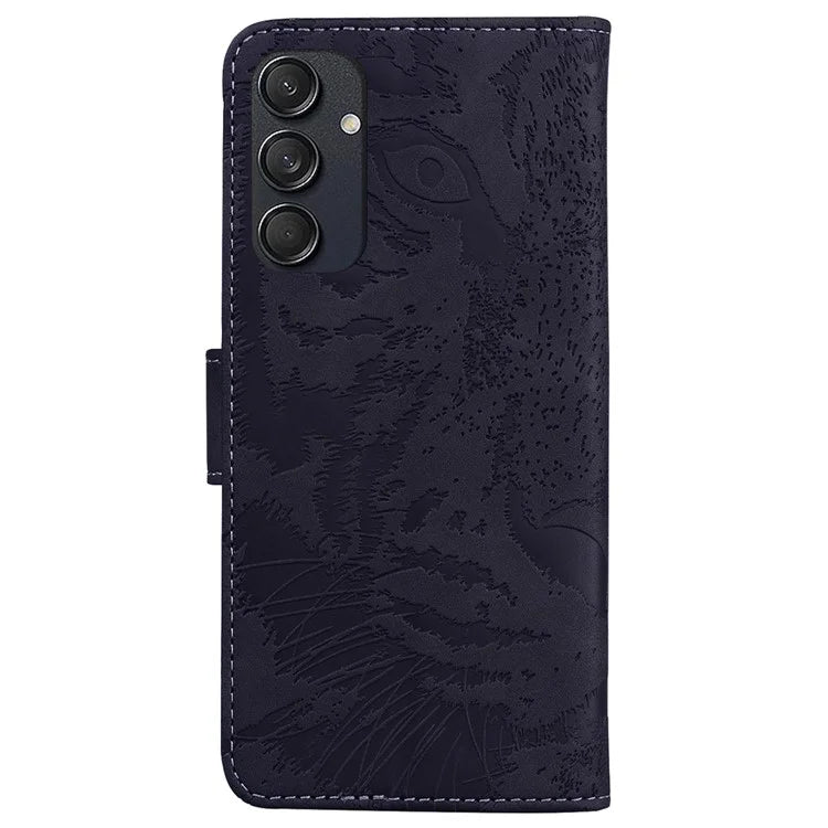 For Samsung Galaxy M55 5G / C55 5G / F55 5G Case Tiger Pattern PU Leather Shockproof Flip Phone Cover