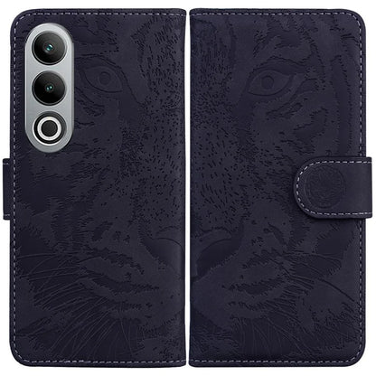 For OnePlus Nord CE4 5G Case Wallet Leather Phone Cover Imprinted Tiger Pattern