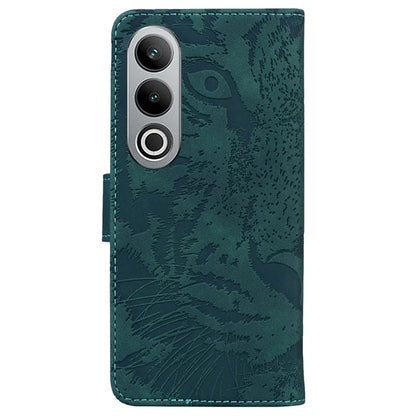 For OnePlus Nord CE4 5G Case Wallet Leather Phone Cover Imprinted Tiger Pattern