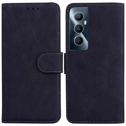 For Realme C65 4G Case PU Leather Folio Solid Color Wallet Phone Cover