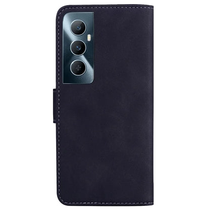 For Realme C65 4G Case PU Leather Folio Solid Color Wallet Phone Cover