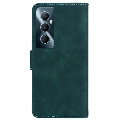 For Realme C65 4G Case PU Leather Folio Solid Color Wallet Phone Cover