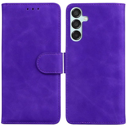 For Samsung Galaxy M15 5G / F15 5G Case Solid Color Leather Card Holder Stand Phone Cover