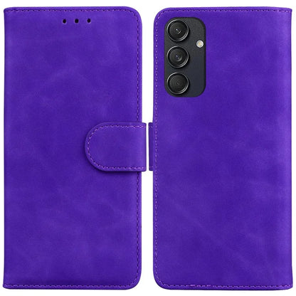 For Samsung Galaxy M55 5G / C55 5G / F55 5G Wallet Case Solid Color PU Leather Folio Flip Phone Cover