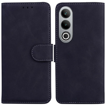 For OnePlus Nord CE4 5G Leather Case Solid Color Magnetic Flip Phone Cover