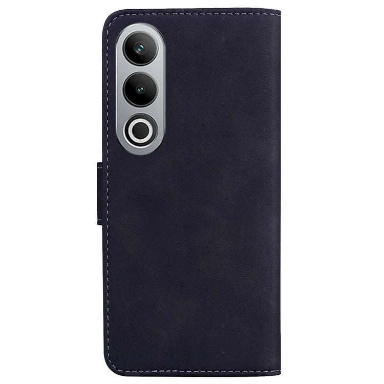For OnePlus Nord CE4 5G Leather Case Solid Color Magnetic Flip Phone Cover