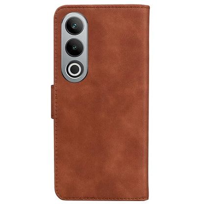 For OnePlus Nord CE4 5G Leather Case Solid Color Magnetic Flip Phone Cover