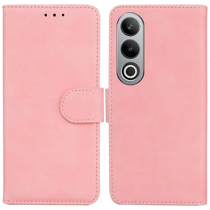 For OnePlus Nord CE4 5G Leather Case Solid Color Magnetic Flip Phone Cover