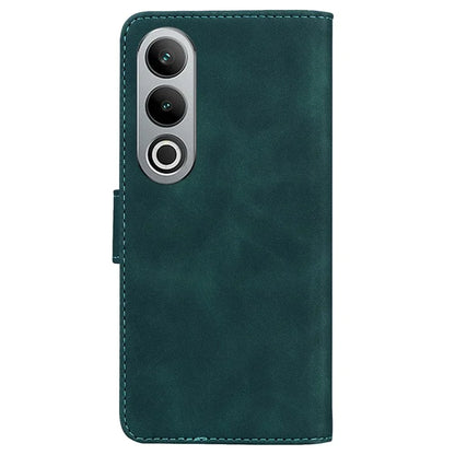 For OnePlus Nord CE4 5G Leather Case Solid Color Magnetic Flip Phone Cover