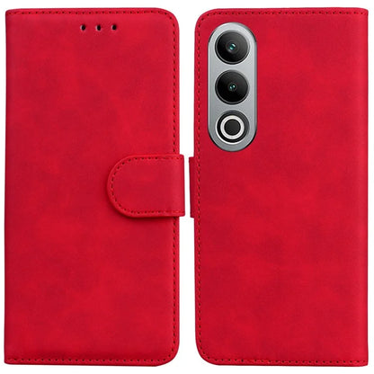 For OnePlus Nord CE4 5G Leather Case Solid Color Magnetic Flip Phone Cover