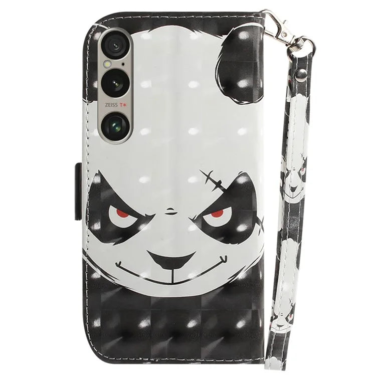 For Sony Xperia 1 VI Case Pattern Printing Wallet Stand Leather Phone Cover