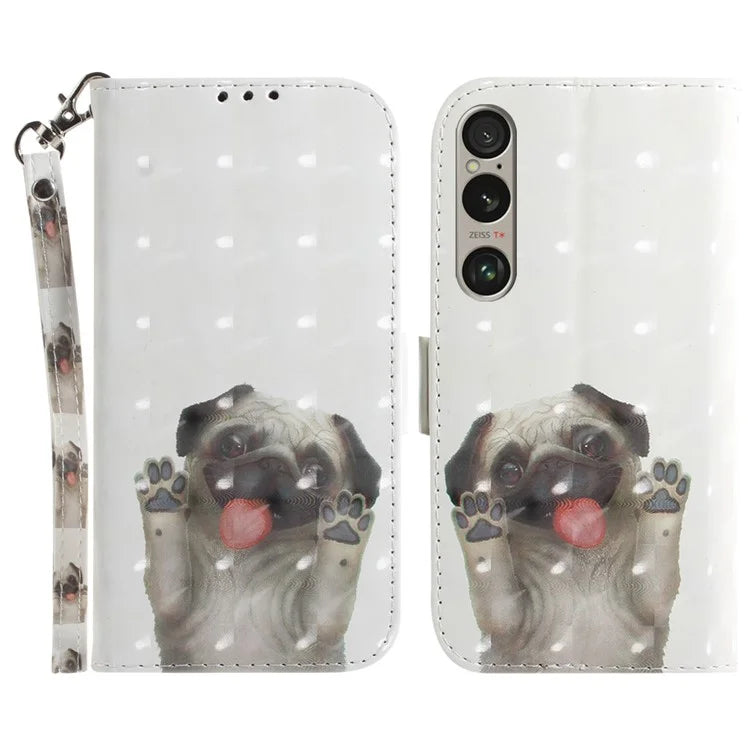 For Sony Xperia 1 VI Case Pattern Printing Wallet Stand Leather Phone Cover
