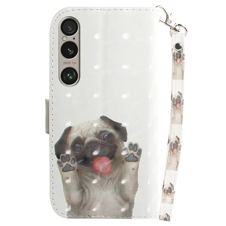 For Sony Xperia 1 VI Case Pattern Printing Wallet Stand Leather Phone Cover