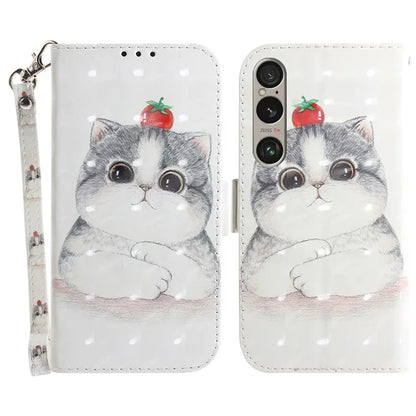 For Sony Xperia 1 VI Case Pattern Printing Wallet Stand Leather Phone Cover