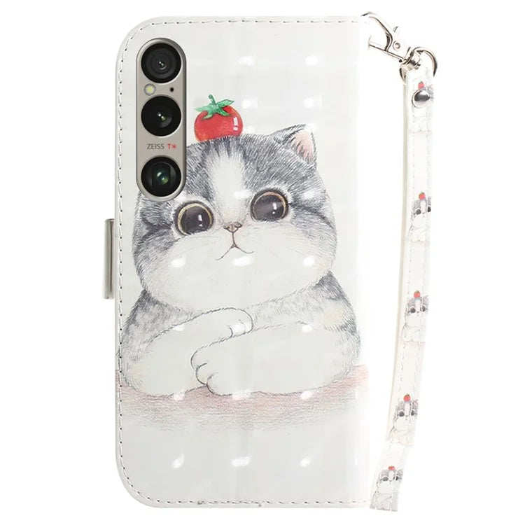 For Sony Xperia 1 VI Case Pattern Printing Wallet Stand Leather Phone Cover