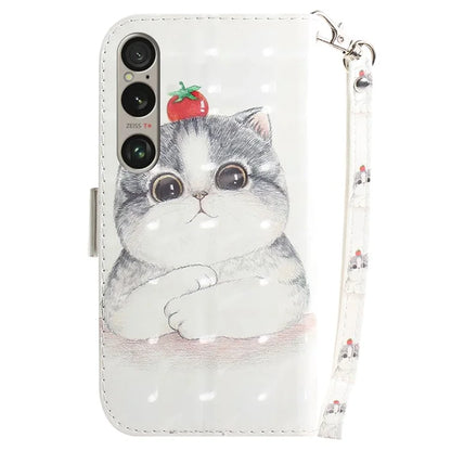 For Sony Xperia 1 VI Case Pattern Printing Wallet Stand Leather Phone Cover