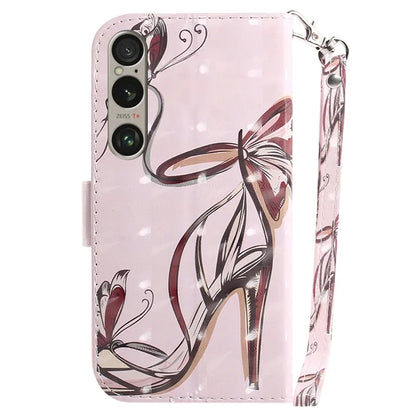 For Sony Xperia 1 VI Case Pattern Printing Wallet Stand Leather Phone Cover