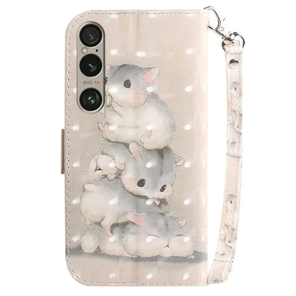 For Sony Xperia 1 VI Case Pattern Printing Wallet Stand Leather Phone Cover