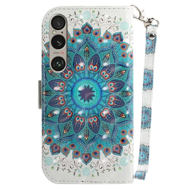 For Sony Xperia 1 VI Case Pattern Printing Wallet Stand Leather Phone Cover