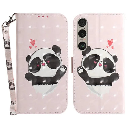 For Sony Xperia 1 VI Case Pattern Printing Wallet Stand Leather Phone Cover